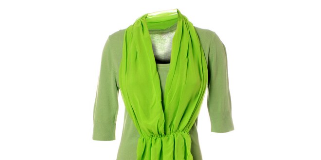 Elegantné dámské zelené šaty od Bleifrei