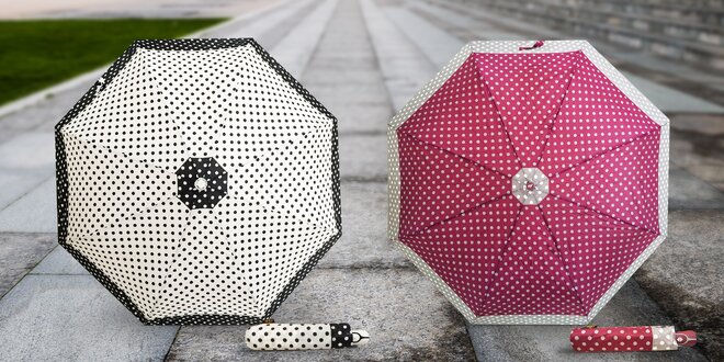 Bodkované automatické dáždniky RealSTar