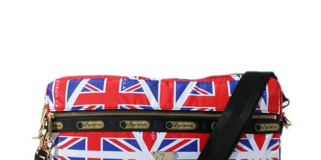 Obal na laptop s  britskými vlajkami LeSportsac