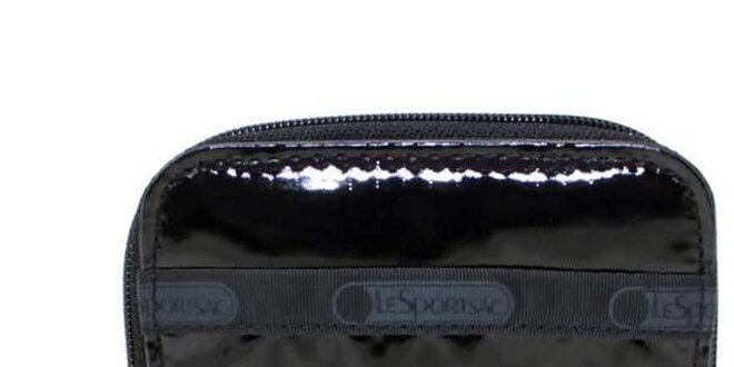 Dámska lakovaná čierna peňaženka LeSportsac