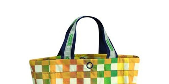 Dámska žlto-zelená taška LeSportsac
