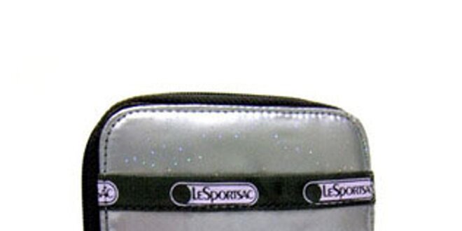 Dámska strieborná peňaženka LeSportsac