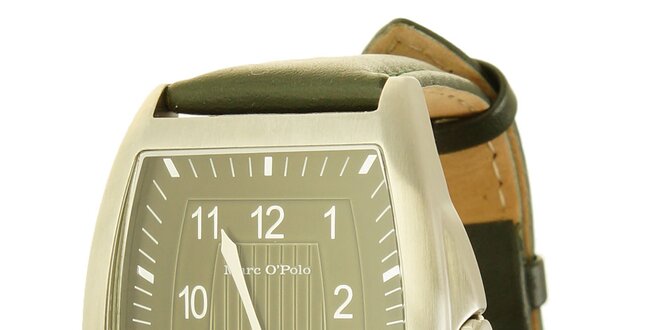 Pánske analogové hodinky so zeleným remienkom Marc O´Polo