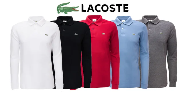 Štýlové polokošele s dlhým rukávom od Lacoste