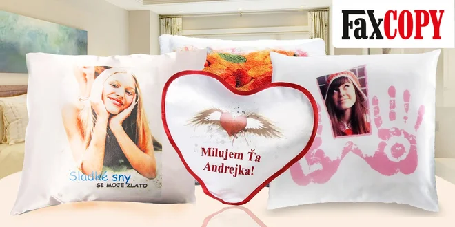 Mäkkučké vankúše s vlastnou fotografiou