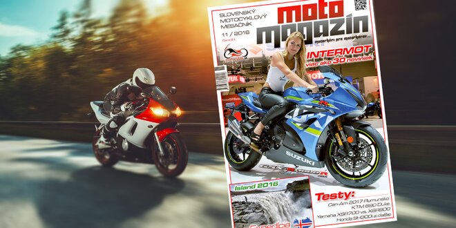 Ročné predplatné motorkárskeho mesačníka Motomagazín