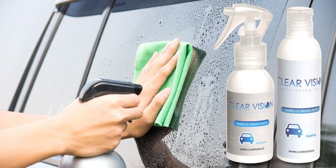 Nano ochrana na autá - tekuté stierač, ochrana autolaku a šampón