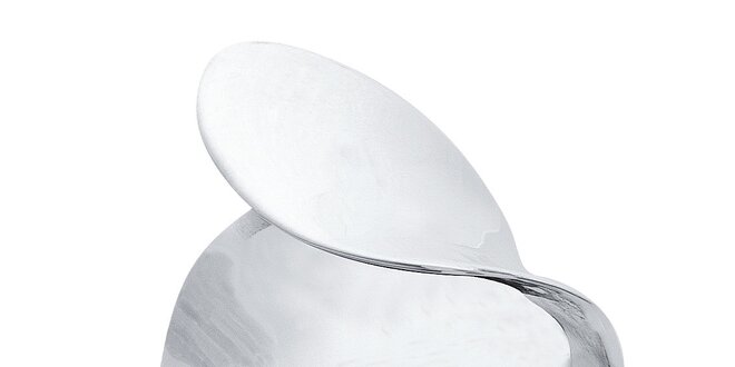Dámsky strieborný prsteň futuristického tvaru La Mimossa