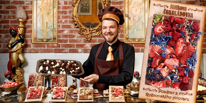 Ručne vyrábané Rothschildove čokolády
