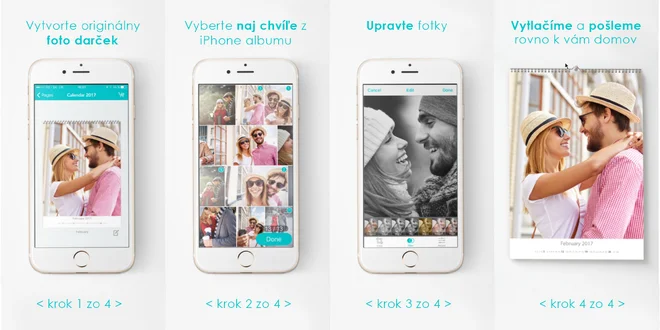 Zľava na nákup fotoknihy, fotokalendára alebo fotoobrazu cez aplikáciu pre iOS zariadenia