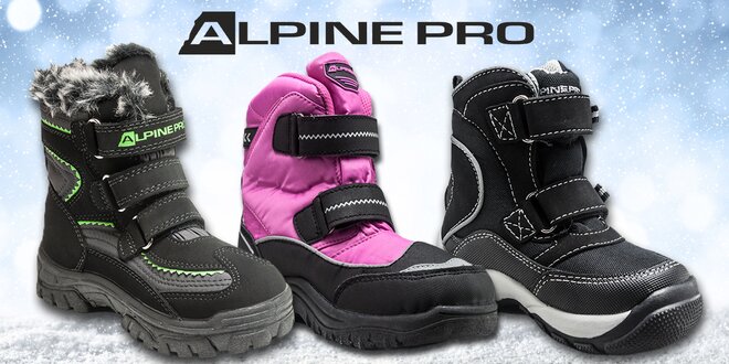 Detská zimná obuv Alpine Pro