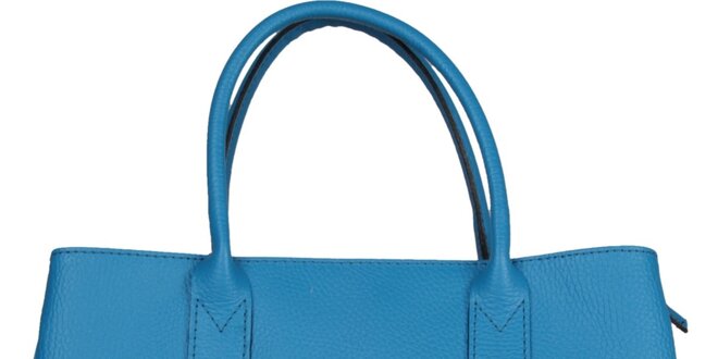 Dámska svetlo modrá kabelka Made in Italia