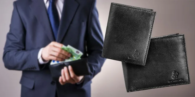 Pánske kožené peňaženky MONOPOL