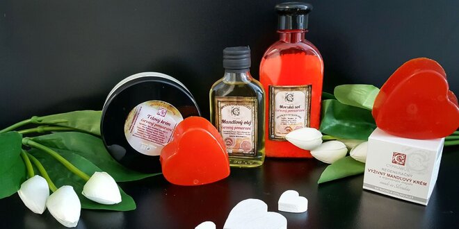 Luxusná prírodná kozmetika v darčekovom balení s vôňou červeného pomaranča