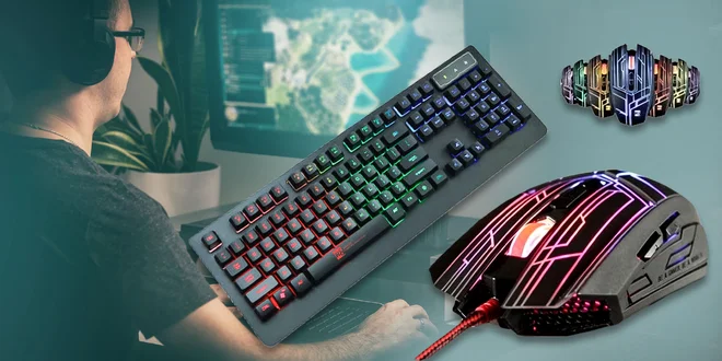 Herná klávesnica R8 gamer KB1818 alebo herná myš R8 gamer M1656