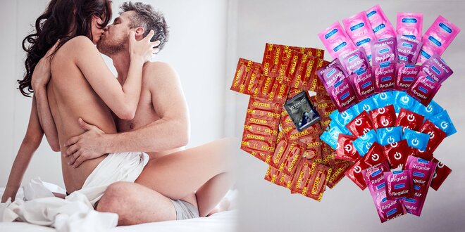 Balíček kondómov Durex alebo Pasante + darček
