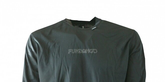 Pánske tmavo šedé funkčné tričko Fundango