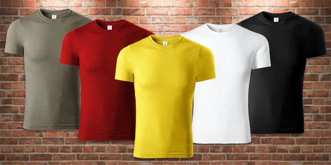 2 ks Ľahké unisex tričká zo 100 % bavlny