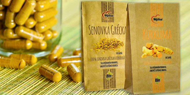 SENOVKA GRÉCKA pre laktáciu, prírodná KURKUMA