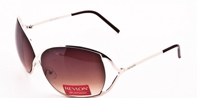 Dámske strieborné slnečné okuliare Revlon