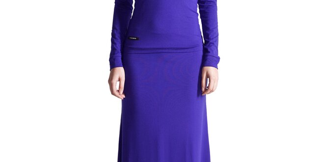Dámska purpurová dlhá sukňa Yuliya Babich