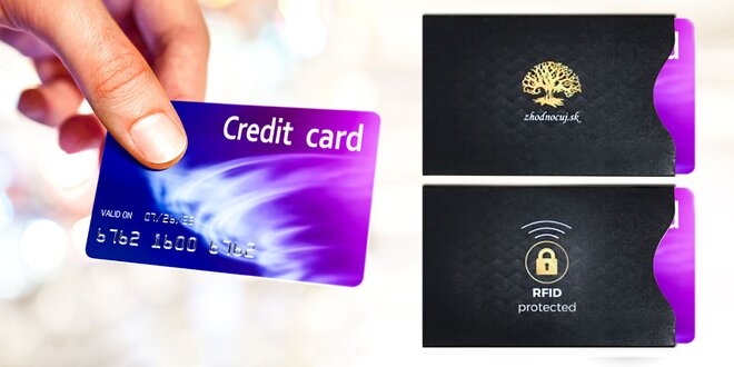 Ochrana kreditnej karty RFID