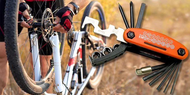 Sada 17 kvalitných kľúčov pre cyklistu