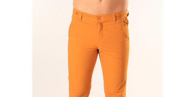 Pánske oranžové nohavice SixValves