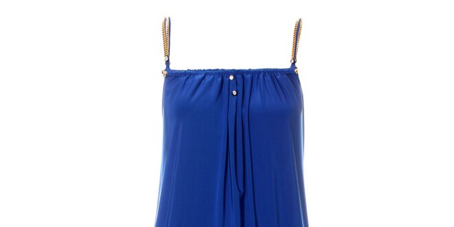 Dámske sýto modré šaty Via Bellucci