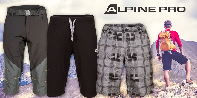 Pánske 3/4 nohavice a šortky Alpine Pro