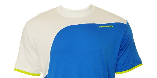 Pánske modro-biele športové tričko Head