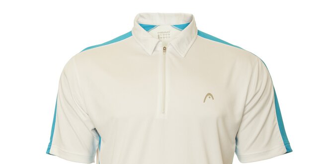 Pánske bielo-modré tenisové tričko Head