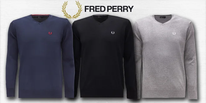 Pánske pohodlné svetre značky Fred Perry