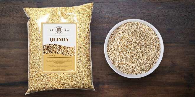 Bezlepková a výživná Quinoa biela