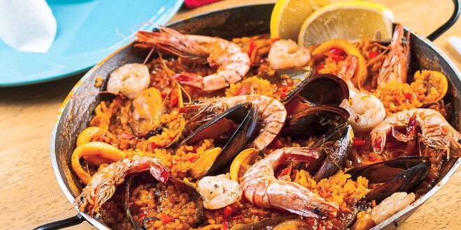 Španielska Paella s plodmi mora La Cabaña