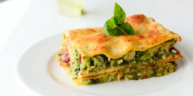 Tvarohové alebo brokolicové lasagne