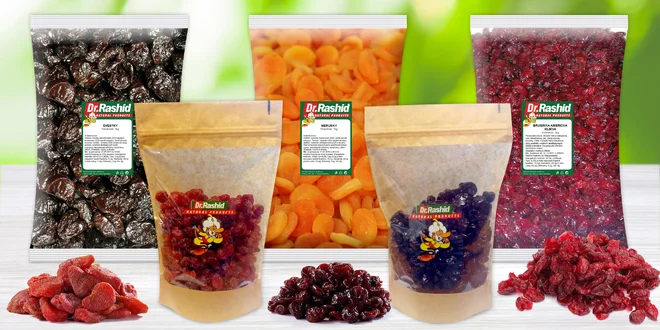 Balíček sušeného ovocia plného vitamínov