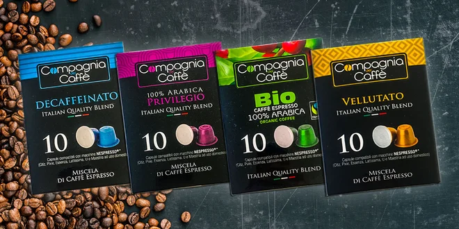 Kapsule Nespresso pre výbornú kávu!