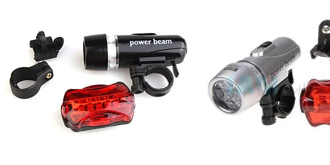 Power beam - sada svetiel na bicykel