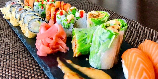 SUSHI set (32 kúskov) vo Wasabi Sushi Bare