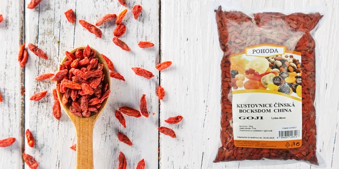 Vitamínová bomba: ½ kila sušených plodov goji