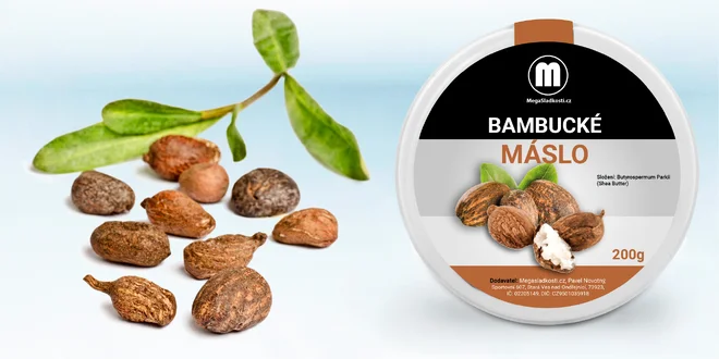 200 gramov bambuckého masla pre starostlivosť o pokožku