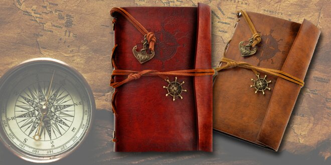 Krásne cestovateľské zápisníky - na výber z 2 dizajnov