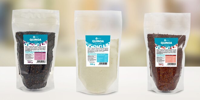 500 gramov quinoy: semienka alebo múka
