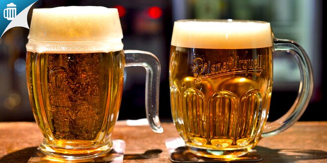 3 veľké pivá Kozel alebo Pilsner aj s pizza tyčinkami