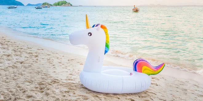 XXL nafukovačka - jednorožec, flamingo alebo labuť