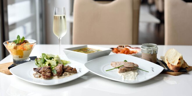 6-chodové menu pre 2 osoby v Boteli Gracia