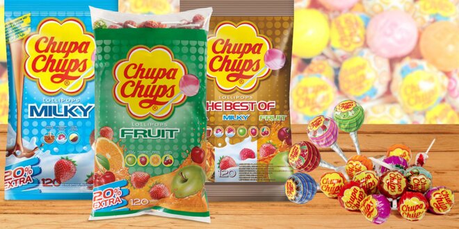 Chupa Chups: balíčky plné obľúbených lízaniek