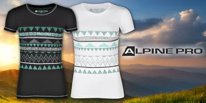 Dámske bavlnené tričká Alpine Pro