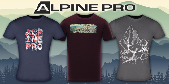 Pánske tričká Alpine Pro